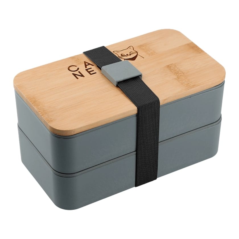 Stackable Bamboo Fiber Bento Box