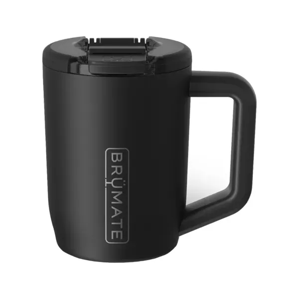 Brumate travel coffee mug in black.