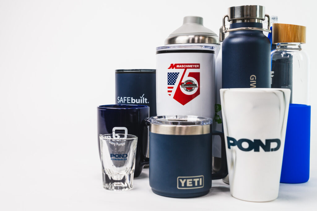 A collection of different types of drinkware grouped together.