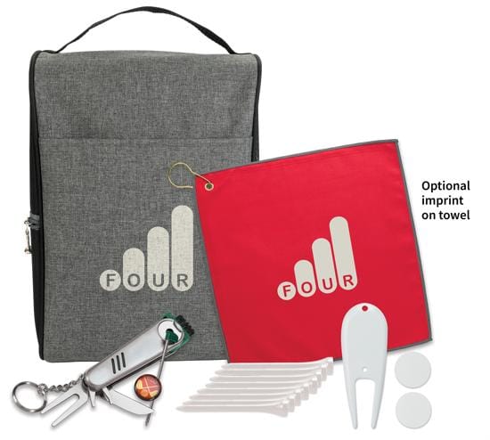 Heathered Show Bag Golf Kit